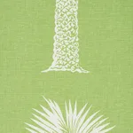 Schumacher 178000 Grand Palms Leaf fabric swatch