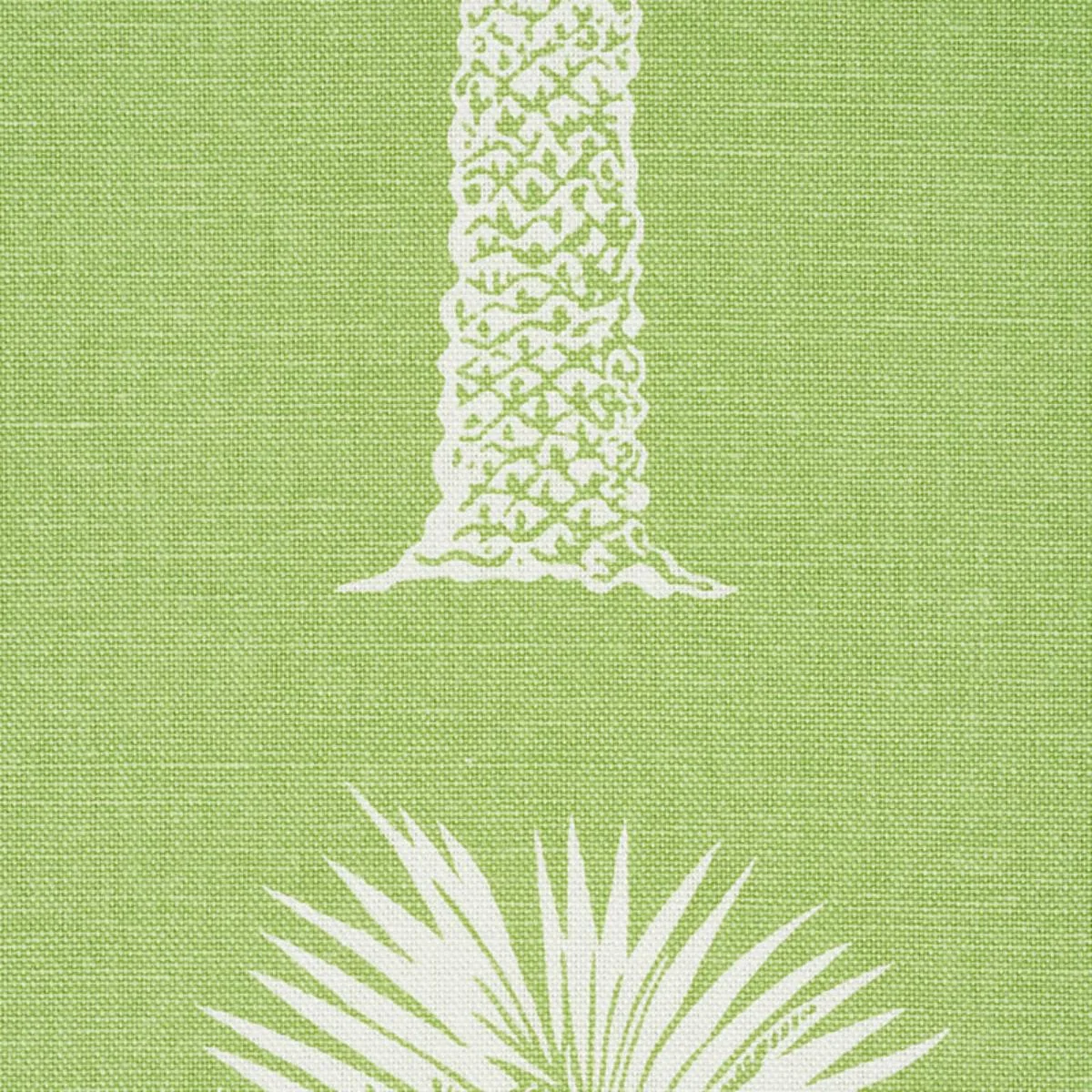 Schumacher 178000 Grand Palms Leaf fabric swatch