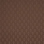 Schumacher 85725 Grant Damask Brown fabric swatch