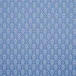 Schumacher 85724 Grant Damask Cobalt fabric swatch