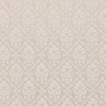 Schumacher 85723 Grant Damask Ivory fabric swatch