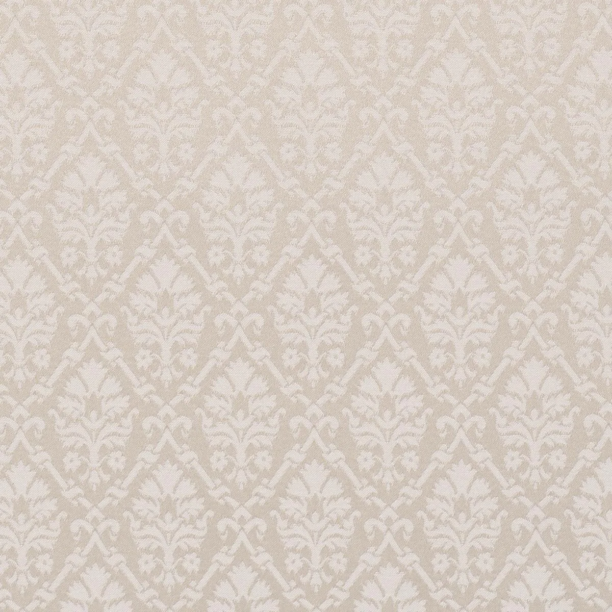 Schumacher 85723 Grant Damask Ivory fabric swatch