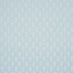 Schumacher 85722 Grant Damask Robin's Egg fabric swatch