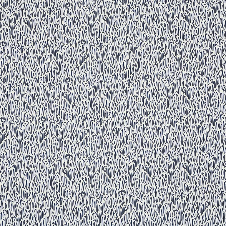 Schumacher 176601 Grass Ii Indoor/Outdoor Navy fabric swatch
