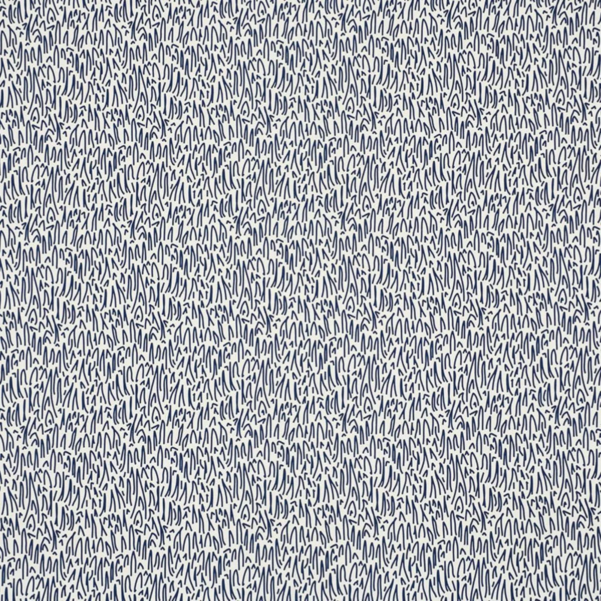 Schumacher 176601 Grass Ii Indoor/Outdoor Navy fabric swatch