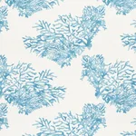Schumacher 175364 Great Barrier Reef Blue fabric swatch