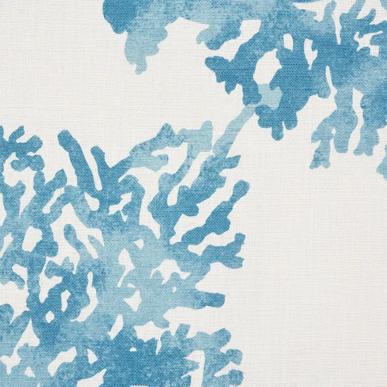 Schumacher 175364 Great Barrier Reef Blue fabric swatch