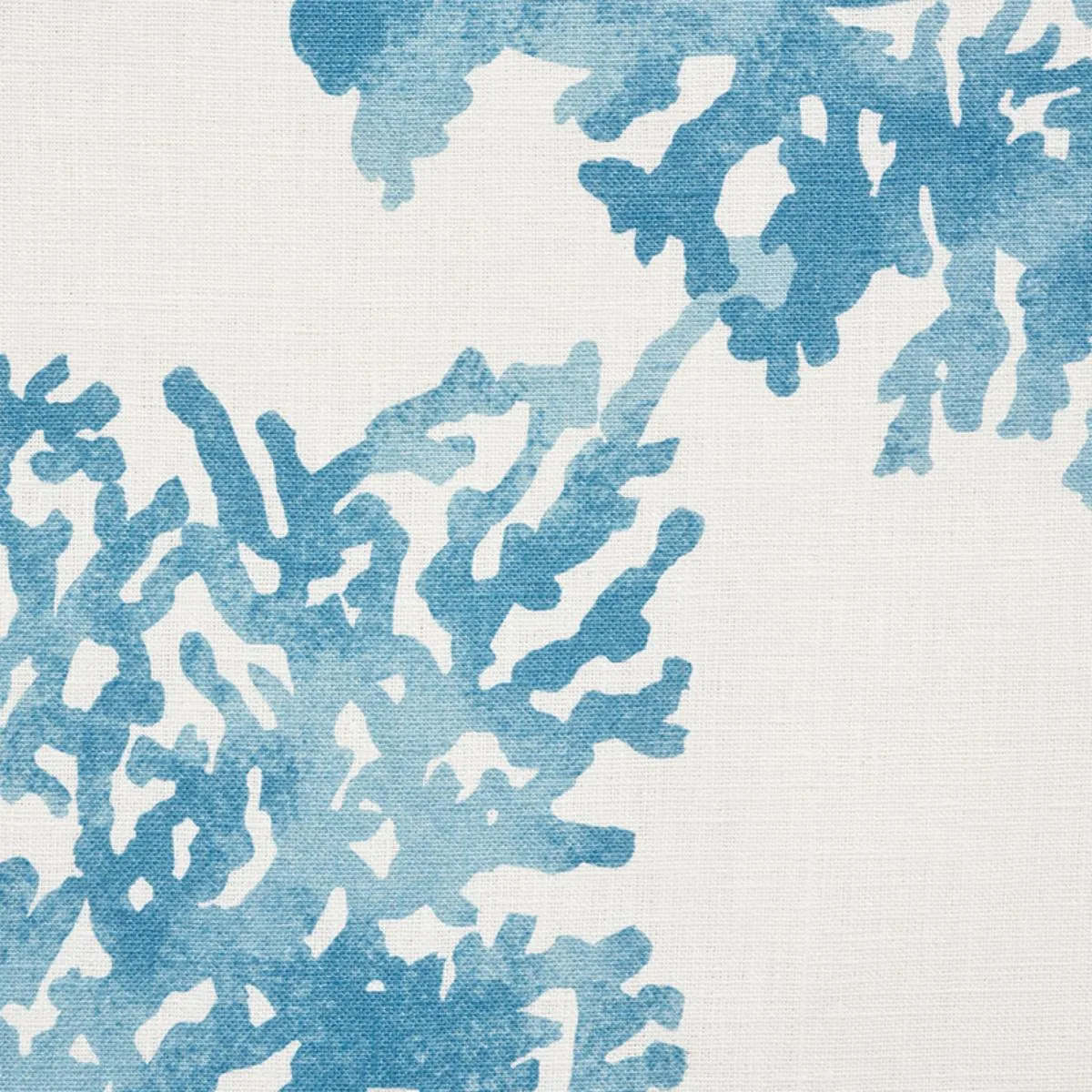 Schumacher 175364 Great Barrier Reef Blue fabric swatch