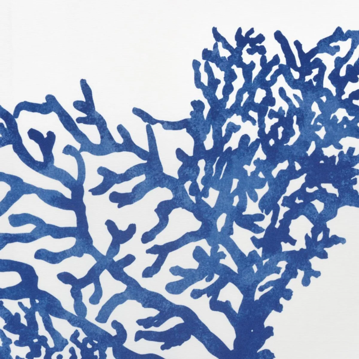 Schumacher 178290 Great Barrier Reef Ii Indigo fabric swatch
