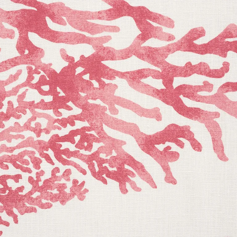 Schumacher 175365 Great Barrier Reef Pink fabric swatch
