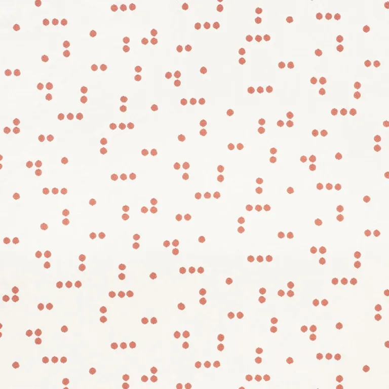 Schumacher 75631 Great Rock Embroidery Coral fabric swatch