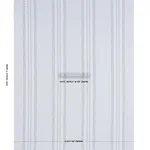 Schumacher 83230 Greco Stripe Chambray fabric swatch