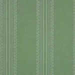 Schumacher 83232 Greco Stripe Green fabric swatch