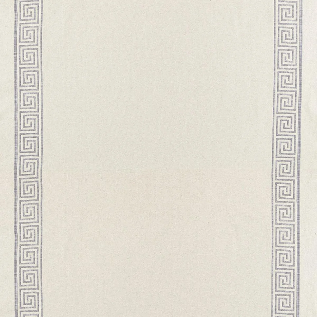Schumacher 65251 Greek Key Embroidery Ii Zinc fabric swatch