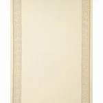 Schumacher 25800 Greek Key Embroidery Pebble And Taupe fabric swatch
