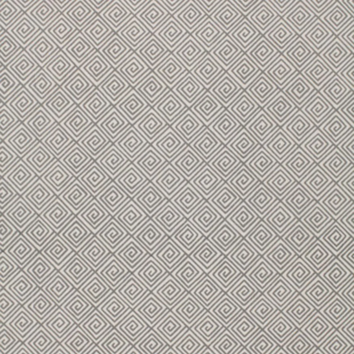 Schumacher 174501 Greek Key Smoke fabric swatch