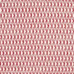 Schumacher 70547 Greenpoint Red fabric swatch