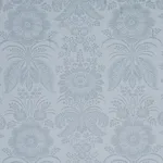 Schumacher 80420 Greta Damask Blue fabric swatch