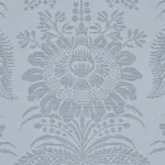 Schumacher 80420 Greta Damask Blue fabric swatch