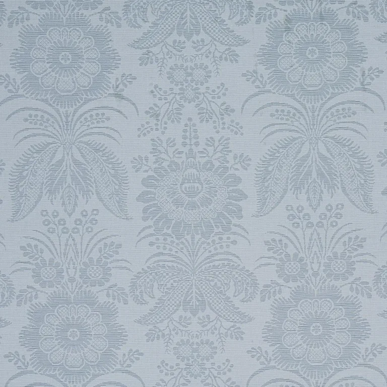 Schumacher 80420 Greta Damask Blue fabric swatch