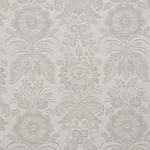 Schumacher 80421 Greta Damask Grey fabric swatch