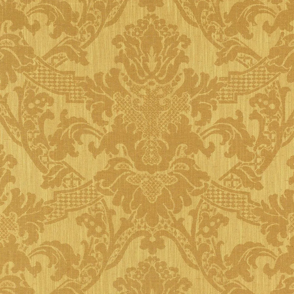 Schumacher 60084 Grove Park Damask Hickory fabric swatch