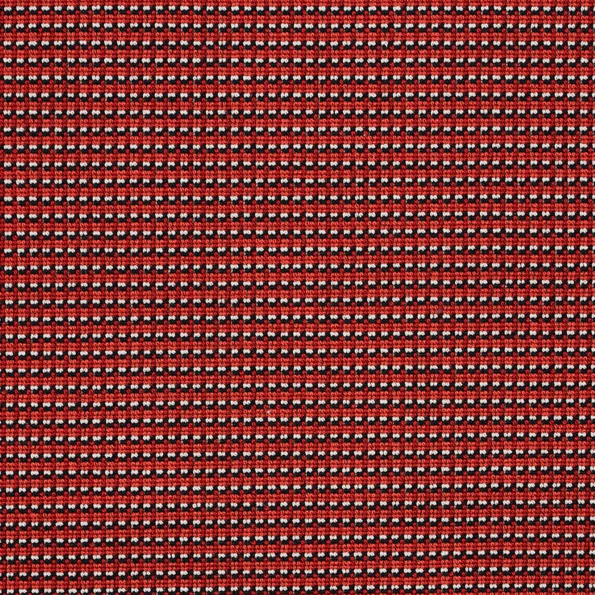 Schumacher 81003 Grunda éPinglé Cinnabar fabric swatch