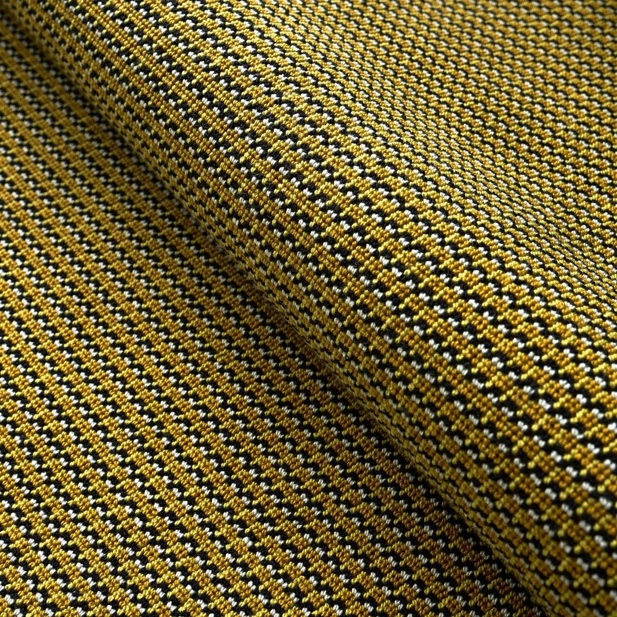 Schumacher 81002 Grunda éPinglé Citron fabric swatch