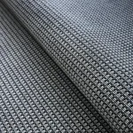 Schumacher 81000 Grunda éPinglé Fog fabric swatch
