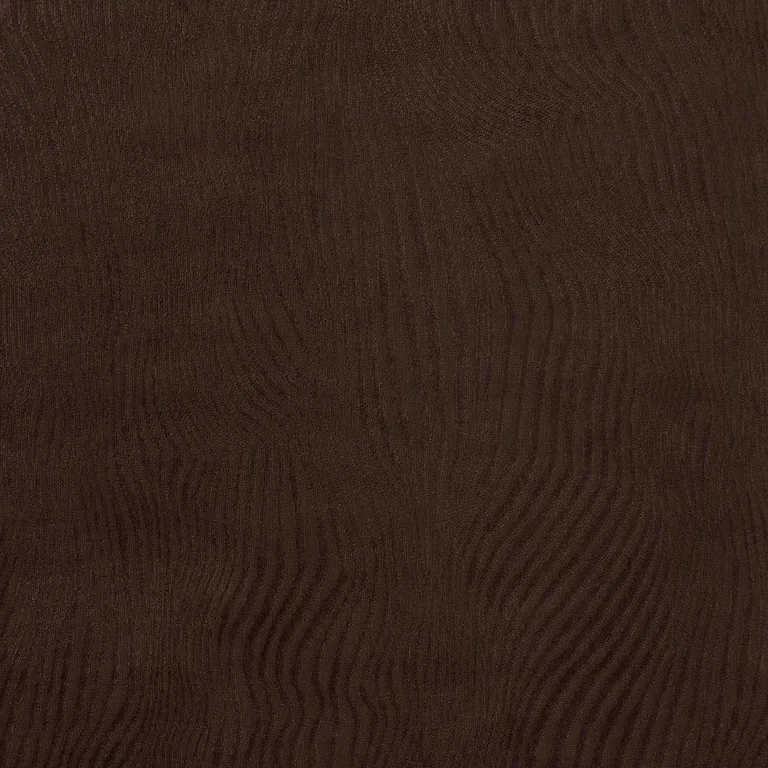 Schumacher 80363 Gunta Cut Velvet Espresso fabric swatch