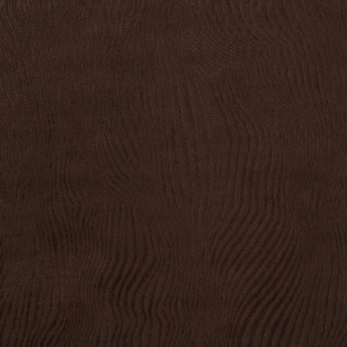 Schumacher 80363 Gunta Cut Velvet Espresso fabric swatch