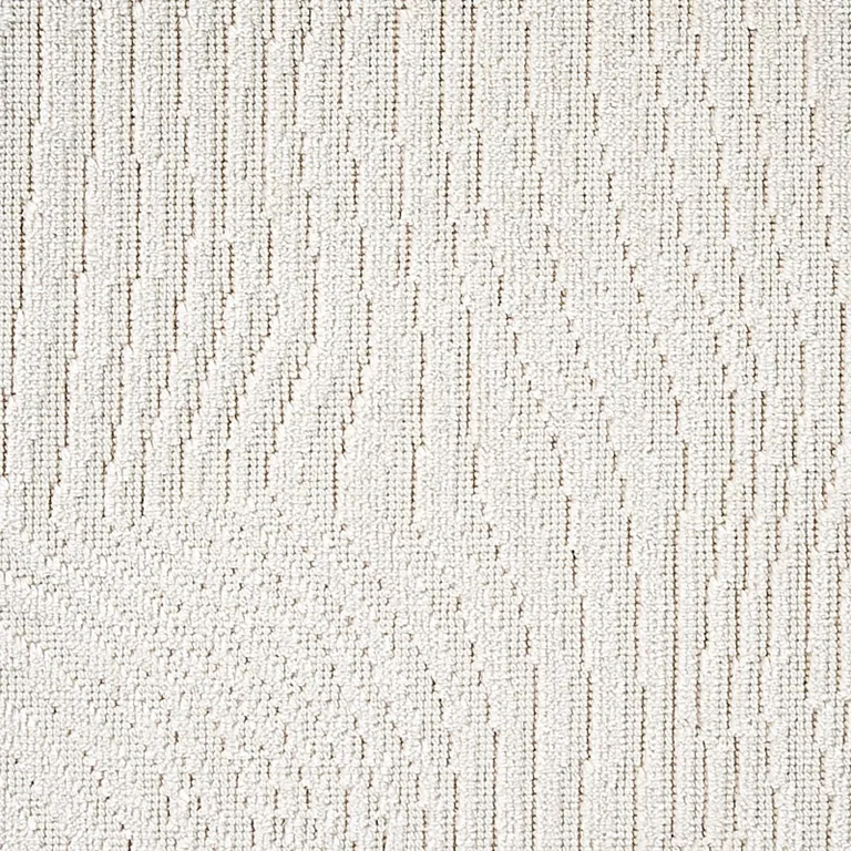 Schumacher 80360 Gunta Cut Velvet Ivory fabric swatch