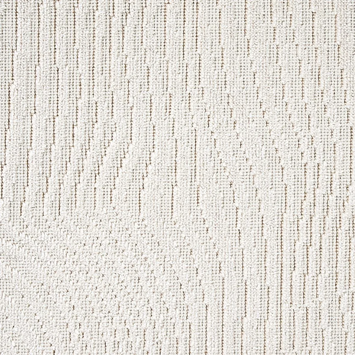 Schumacher 80360 Gunta Cut Velvet Ivory fabric swatch