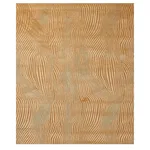 Schumacher 80362 Gunta Cut Velvet Soft Gold fabric swatch