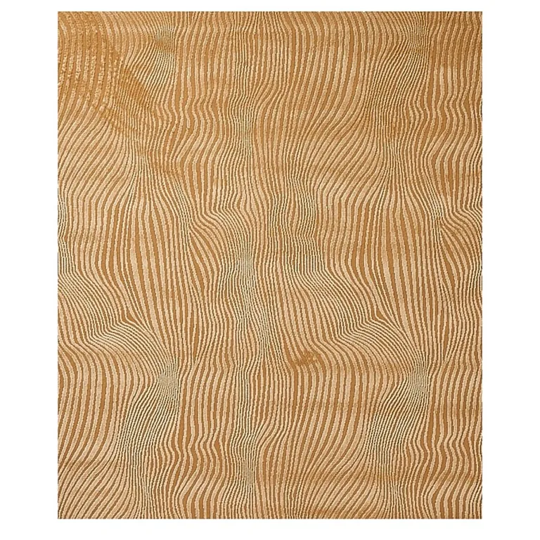 Schumacher 80362 Gunta Cut Velvet Soft Gold fabric swatch