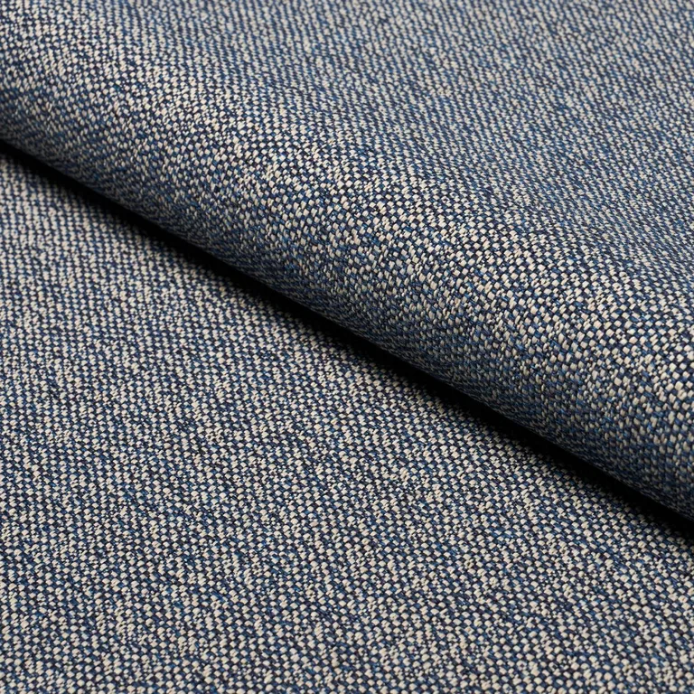 Schumacher 84342 Gus Indoor/Outdoor Indigo fabric swatch