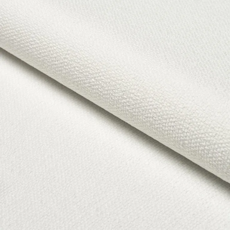 Schumacher 84347 Gus Indoor/Outdoor White fabric swatch