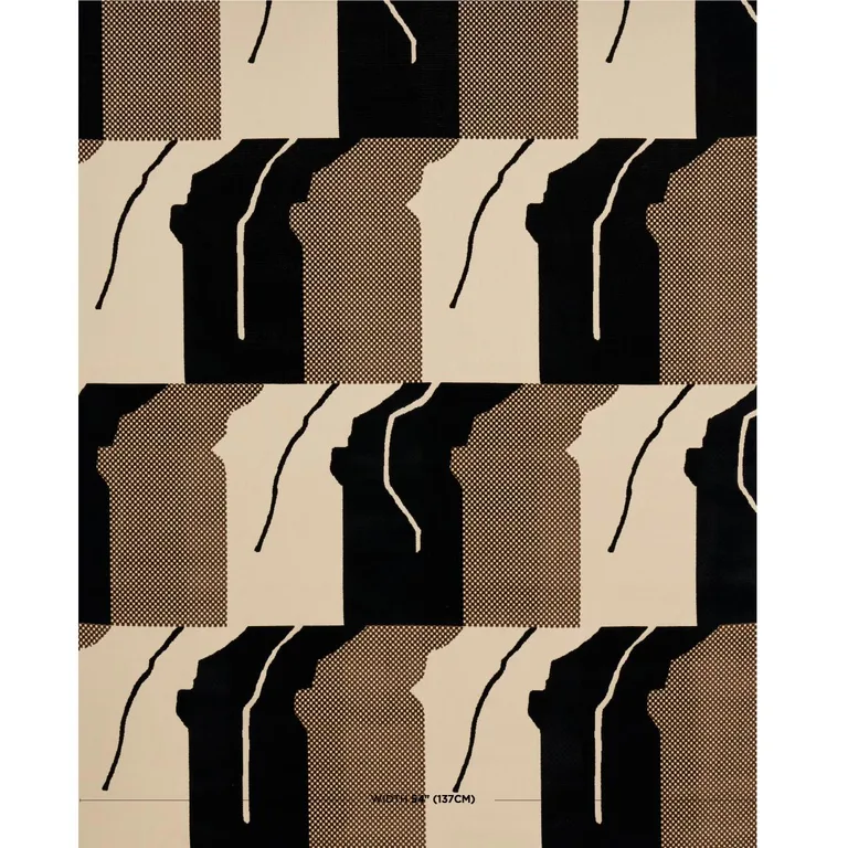 Schumacher 81800 Gustavian Dance Velvet Chocolate fabric swatch