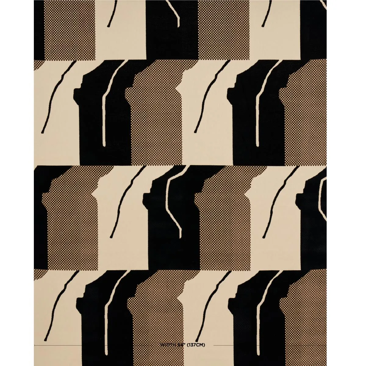 Schumacher 81800 Gustavian Dance Velvet Chocolate fabric swatch