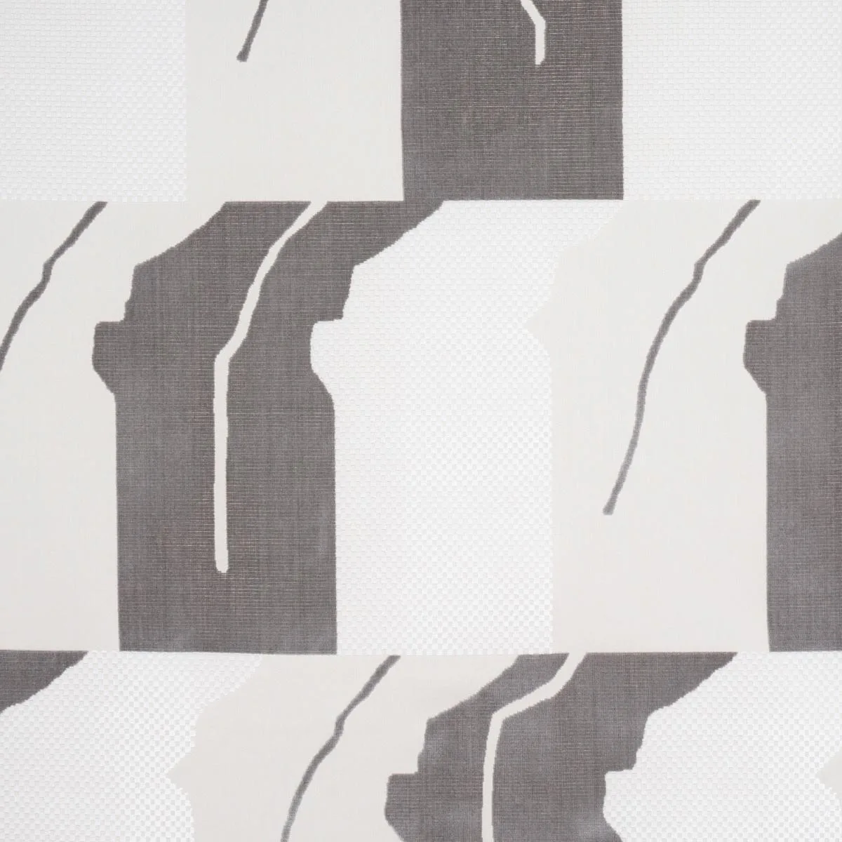 Schumacher 81801 Gustavian Dance Velvet Grey fabric swatch