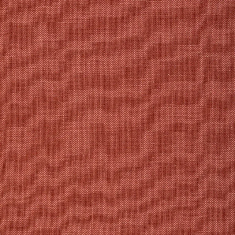 Schumacher 50828 Gweneth Linen Tomato Red fabric swatch