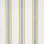 Schumacher 183743 Hadwen Stripe Yellow & Blue fabric swatch