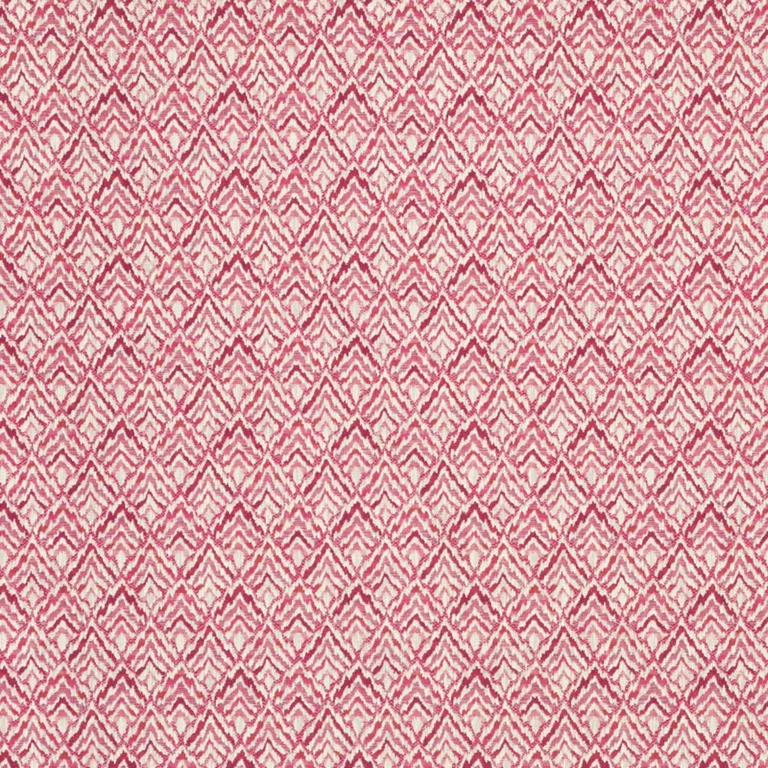Schumacher 76141 Halcyon Fuchsia fabric swatch