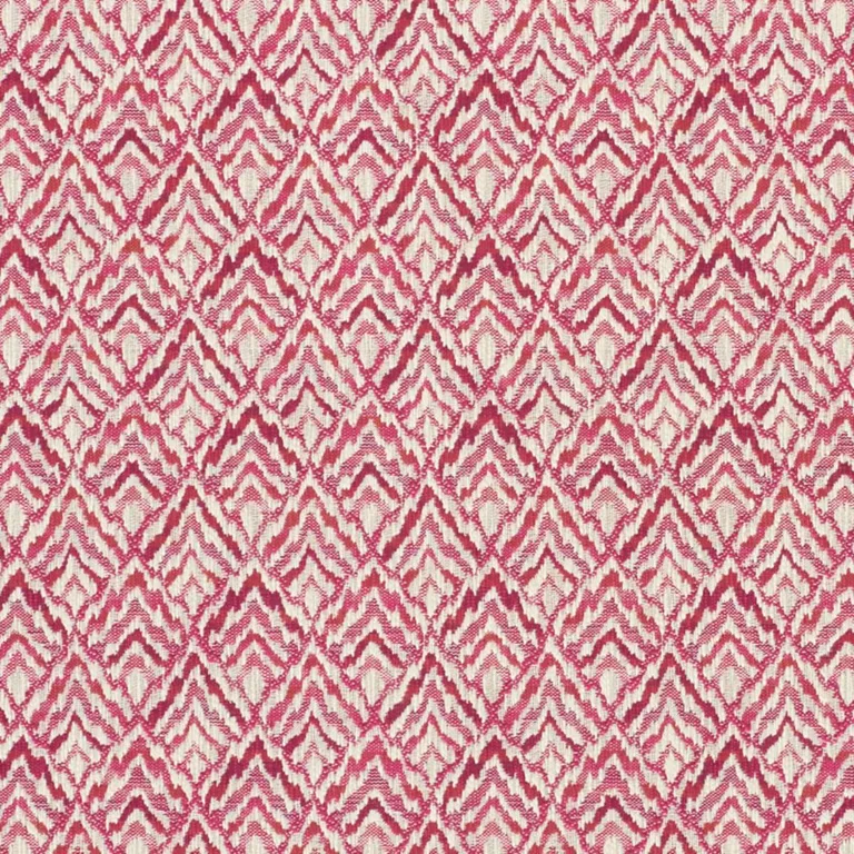 Schumacher 76141 Halcyon Fuchsia fabric swatch