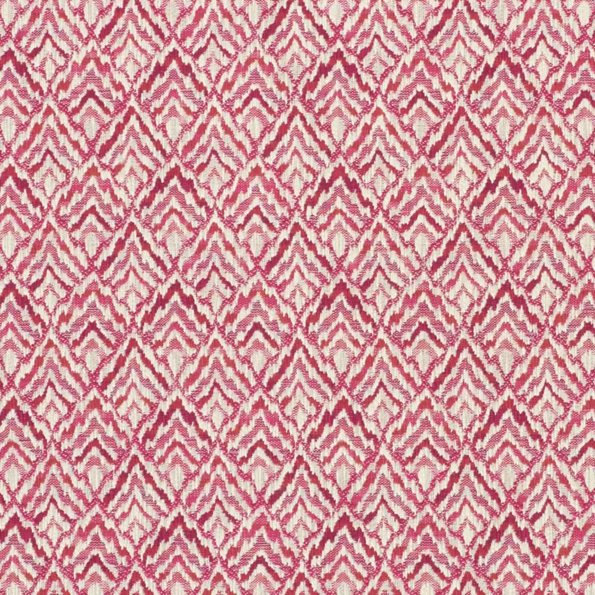 Schumacher 76141 Halcyon Fuchsia fabric swatch