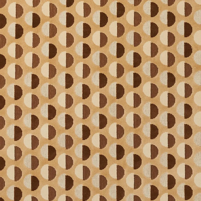 Schumacher 80852 Half Moon Velvet Camel fabric swatch