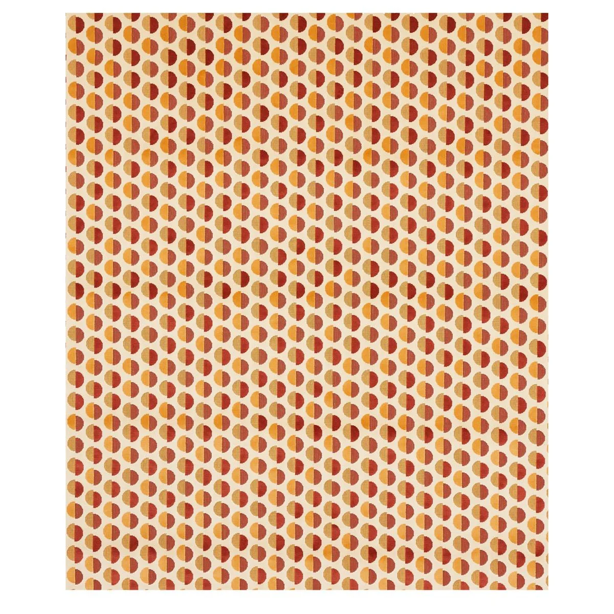 Schumacher 80851 Half Moon Velvet Ochre fabric swatch