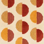 Schumacher 80851 Half Moon Velvet Ochre fabric swatch