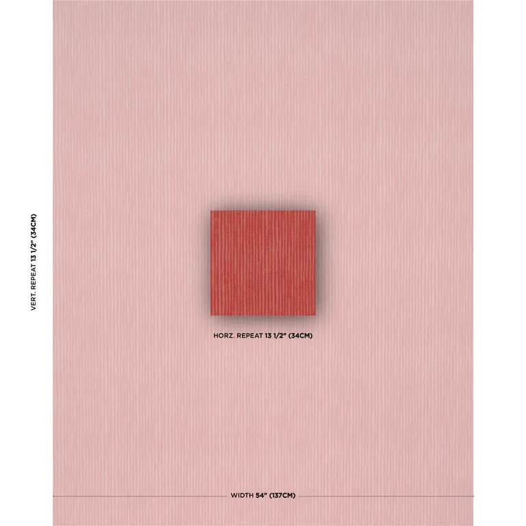 Schumacher 182620 Hallucination Coral fabric swatch