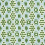 Schumacher 181300 Hamilton Ikat Blue And Leaf fabric swatch